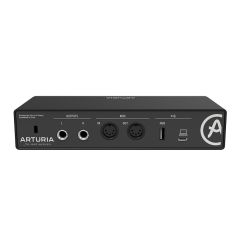 Arturia MiniFuse 2 Siyah 2-Giriş / 2-Çıkış, 24-bit 192 kHz, Midi, USB-C Taşınabilir Ses Kartı