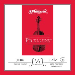 CELLO TEK TEL, PRELUDE, C-DO, 4/4 SCALE, MEDIUM TENSION, SOLID STEEL CORE (MASİF ÇELİK ÇEKİRDEK)/ NICKEL