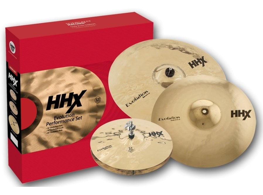 3'LÜ ZİL SETİ: EVOLUTION PERFORMANCE SET HHX, 14''EVOLUTION HATS, 16''EVOLUTION CRASH, 20'' EVOLUTION RIDE,