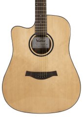 Valler VA530C LH Akustik Solak Gitar Cutaway Parlak Cilalı