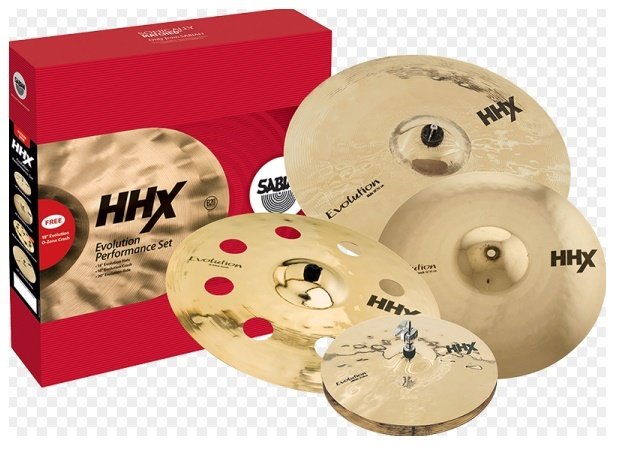 CANADA ÜRETİMİ 3+1 ZİL SETİ: 14''-16''-18''(FREE)-20'' HHX EVOLUTION PERFORMANCE SET