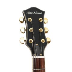 New Orleans NLP1000MX Çift Humbucker Manyetikli Mat Siyah Les Paul Elektro Gitar