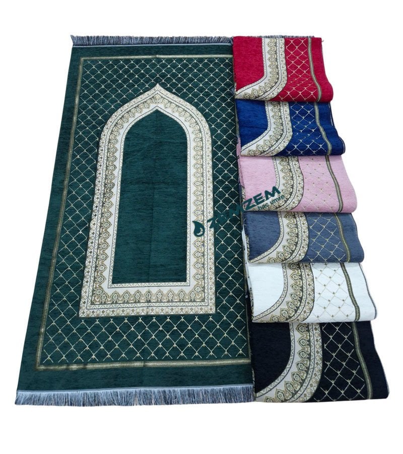 Seccade Şönil İplik Petek Desen Yeşil 325 gr
