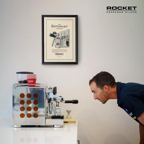 Rocket Espresso Poster Bottomless