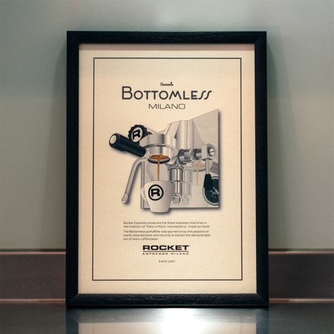 Rocket Espresso Poster Bottomless