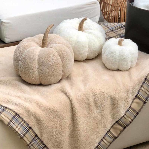 Teddy Pumpkin Yastık / Bej