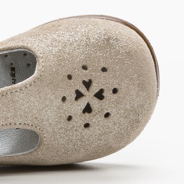 Kız Bebek Bilekten Tokalı Güderi Ayakkabı