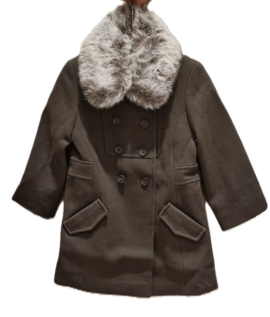 Kız Çocuk Yün Manto