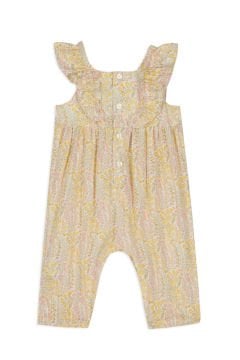 Kız Bebek Ayaksız Koton Tulum