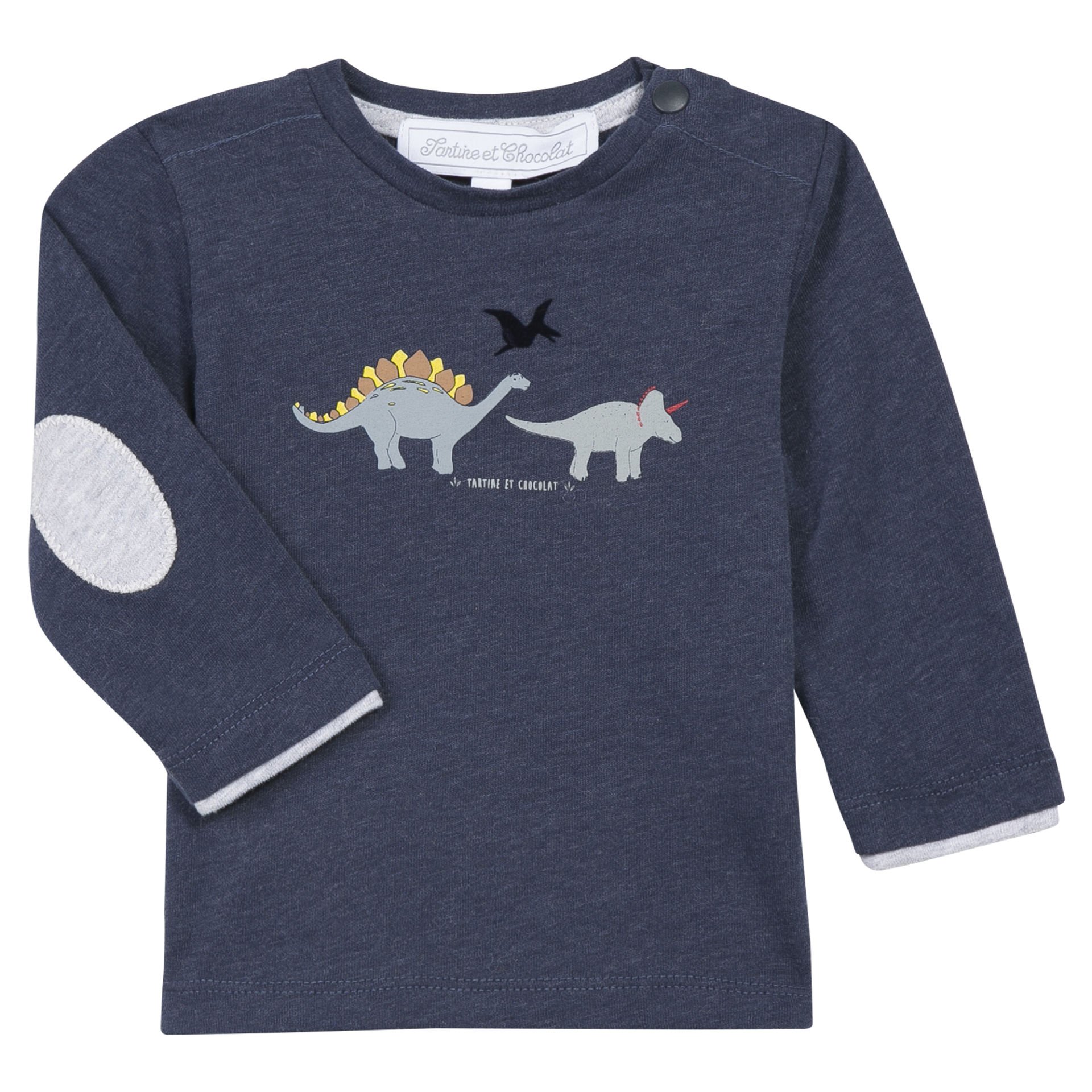 Erkek Bebek Dinozor Baskılı T-Shirt
