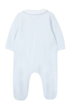 Erkek Bebek Önden Açılan Kadife Tulum