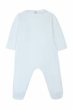 Erkek Bebek Önden Açılan Kadife Tulum