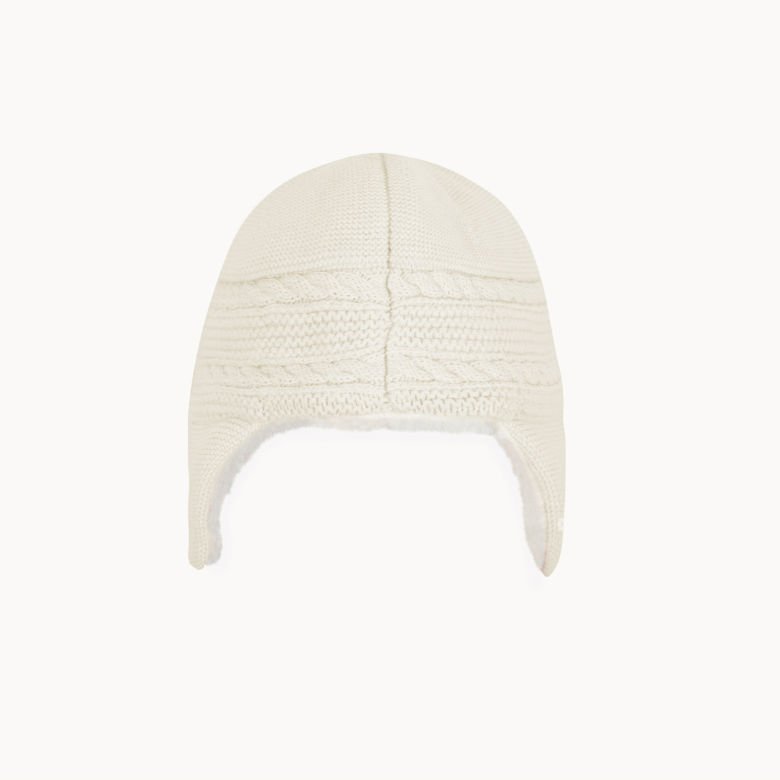 Bebek Muflunlu Triko Şapka