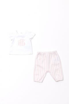 Kız Bebek T-Shirt + Pantalon Set