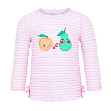 Kız Bebek UV Korumalı T-Shirt Fruit Friends