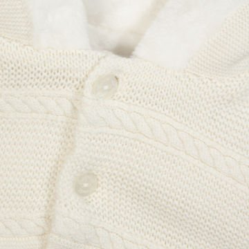 Bebek Muflonlu Triko Manto