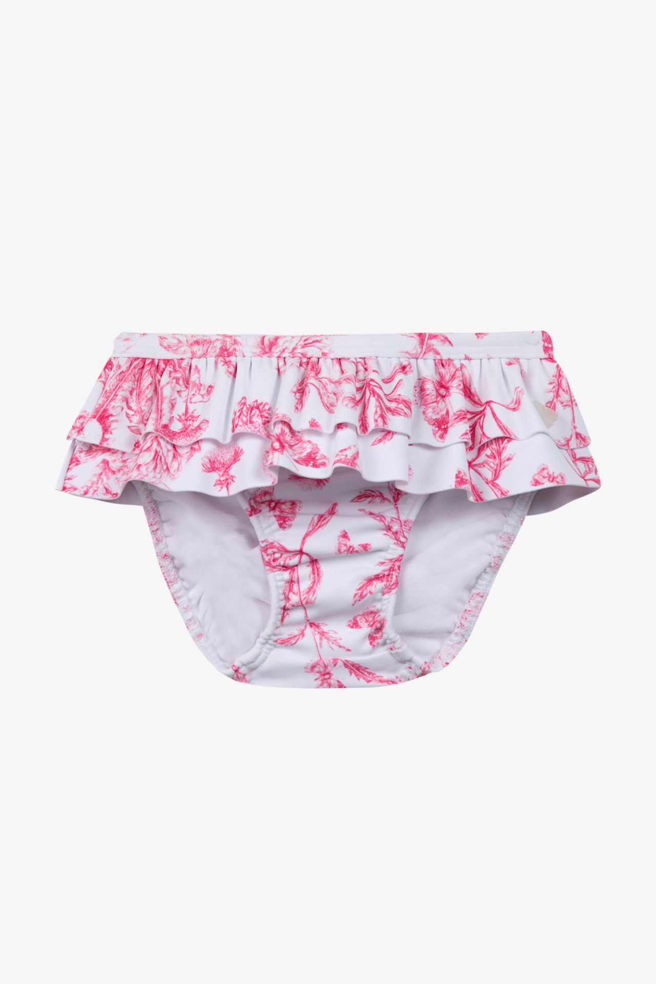 Kız Bebek Çiçek Desenli Tek Alt Mayo