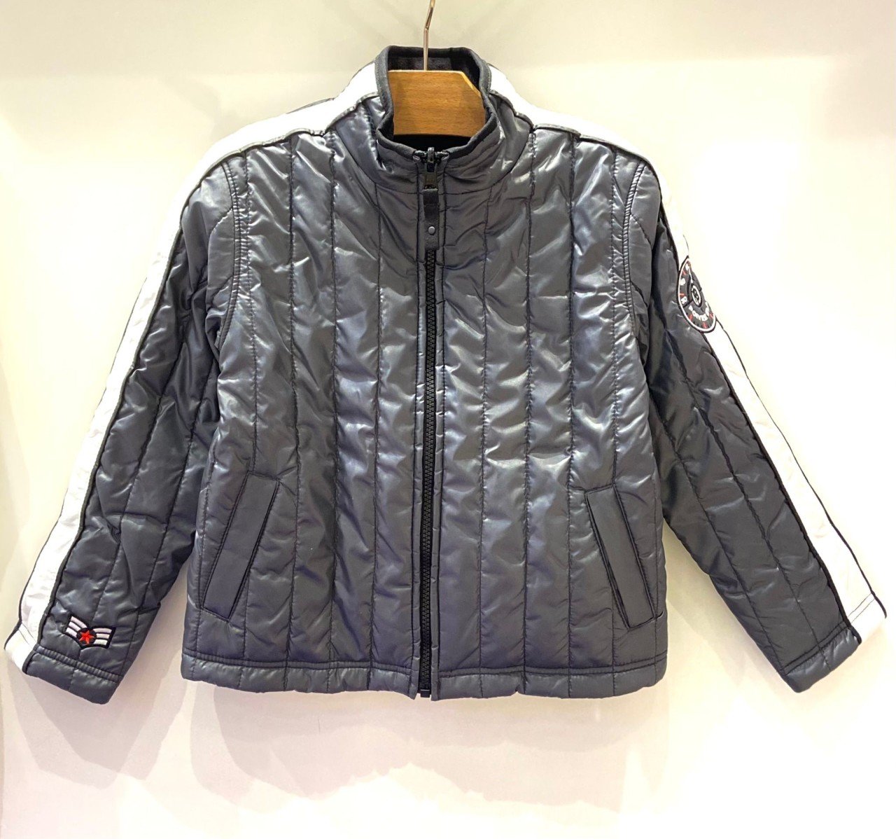 Erkek Çocuk Çift Taraflı Bomber Mont (ince mont)