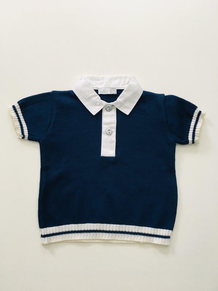Erkek Bebek Polo Yaka T-shirt