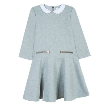Kız Çocuk Uzun Kollu Yakalı Elbise