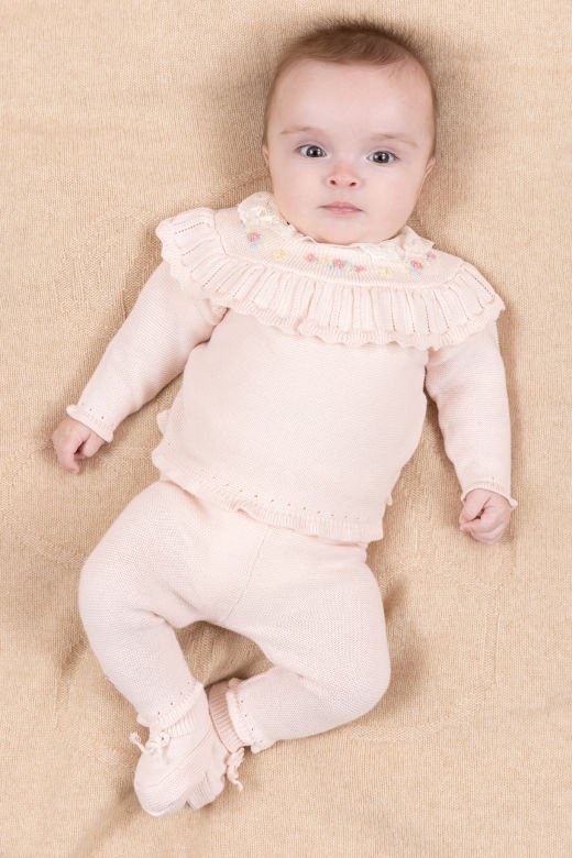 Kız Bebek Bluz + Pantalon Set