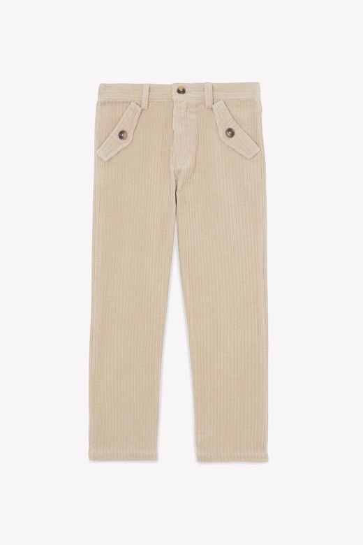 Erkek Çocuk Fitilli Kadife Pantalon