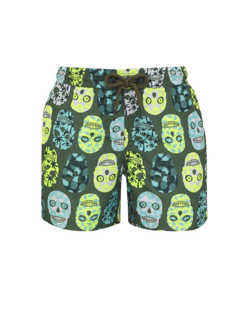 Erkek Çocuk Şort Mayo Surf Skull