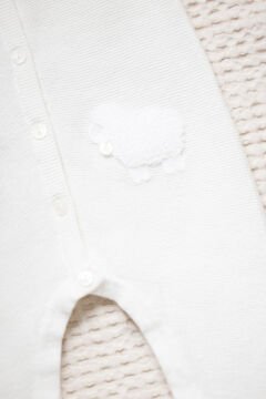 Triko Bebek Tulumu -kuzu aplikli-