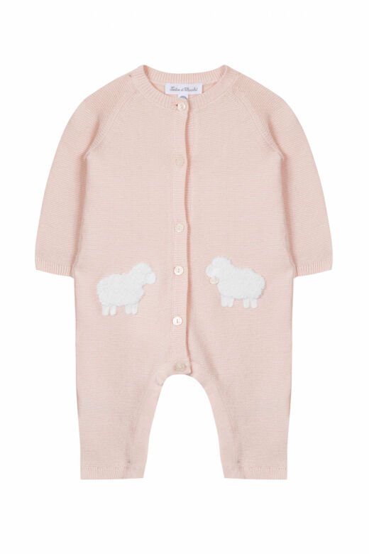 Kız Bebek Tulum -kuzu aplikli-