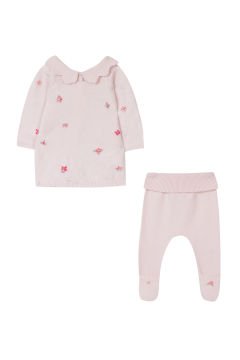 Kız Bebek Pantalon + Bluz Set