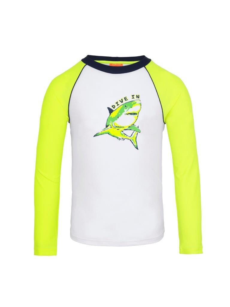 Erkek Çocuk UV Korumalı T-shirt Shark