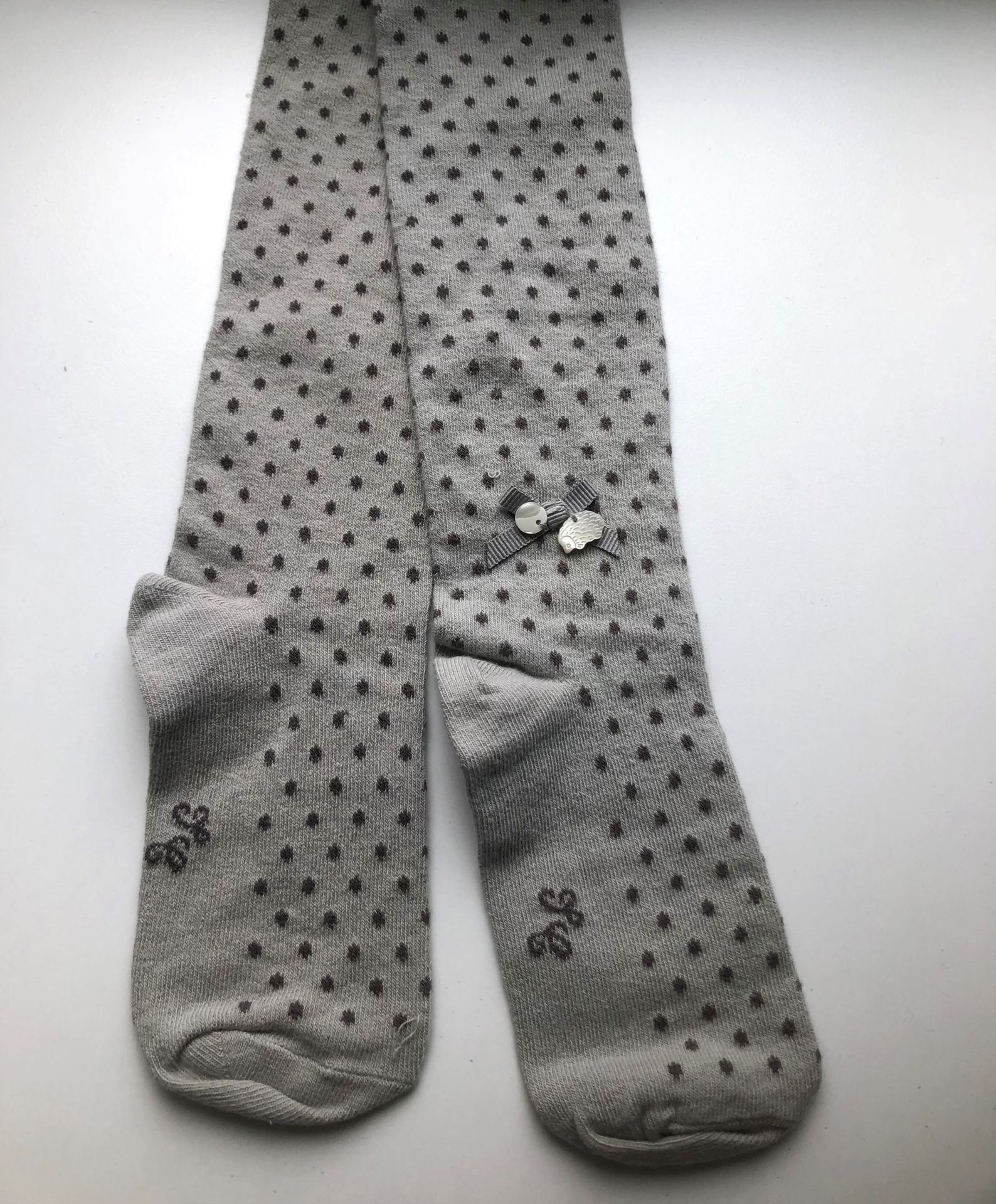 Kız Çocuk Puantiyeli Külotlu Çorap