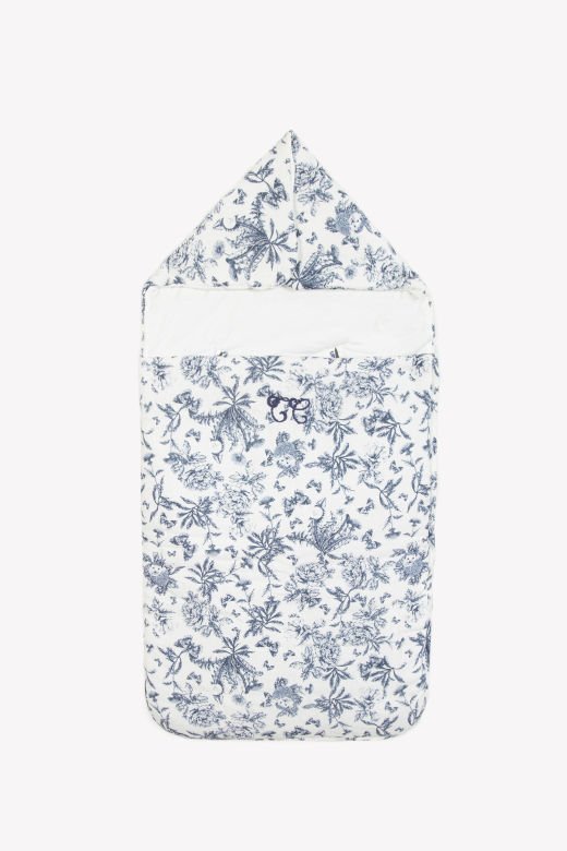 Ana Kucağı Toile de Jouy Marine