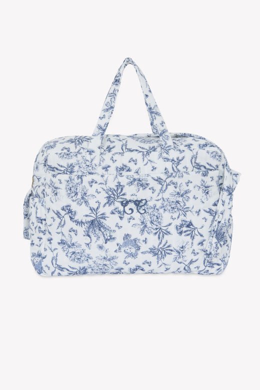 Anne Çantası Toile de Jouy Marine
