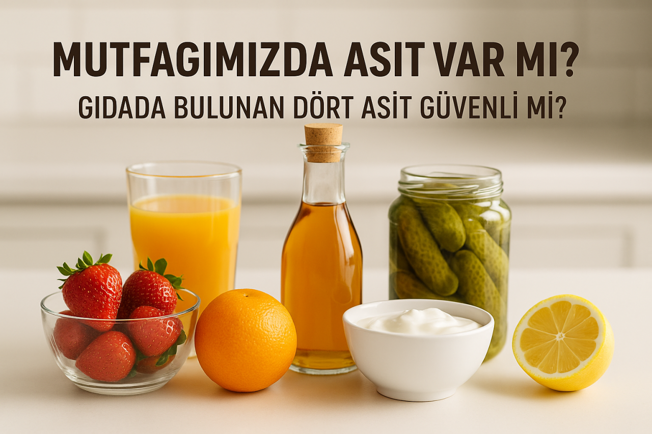 Mutfağımızda Asit Var mı? Gıdada Bulunan Dört Asit Güvenli mi?
