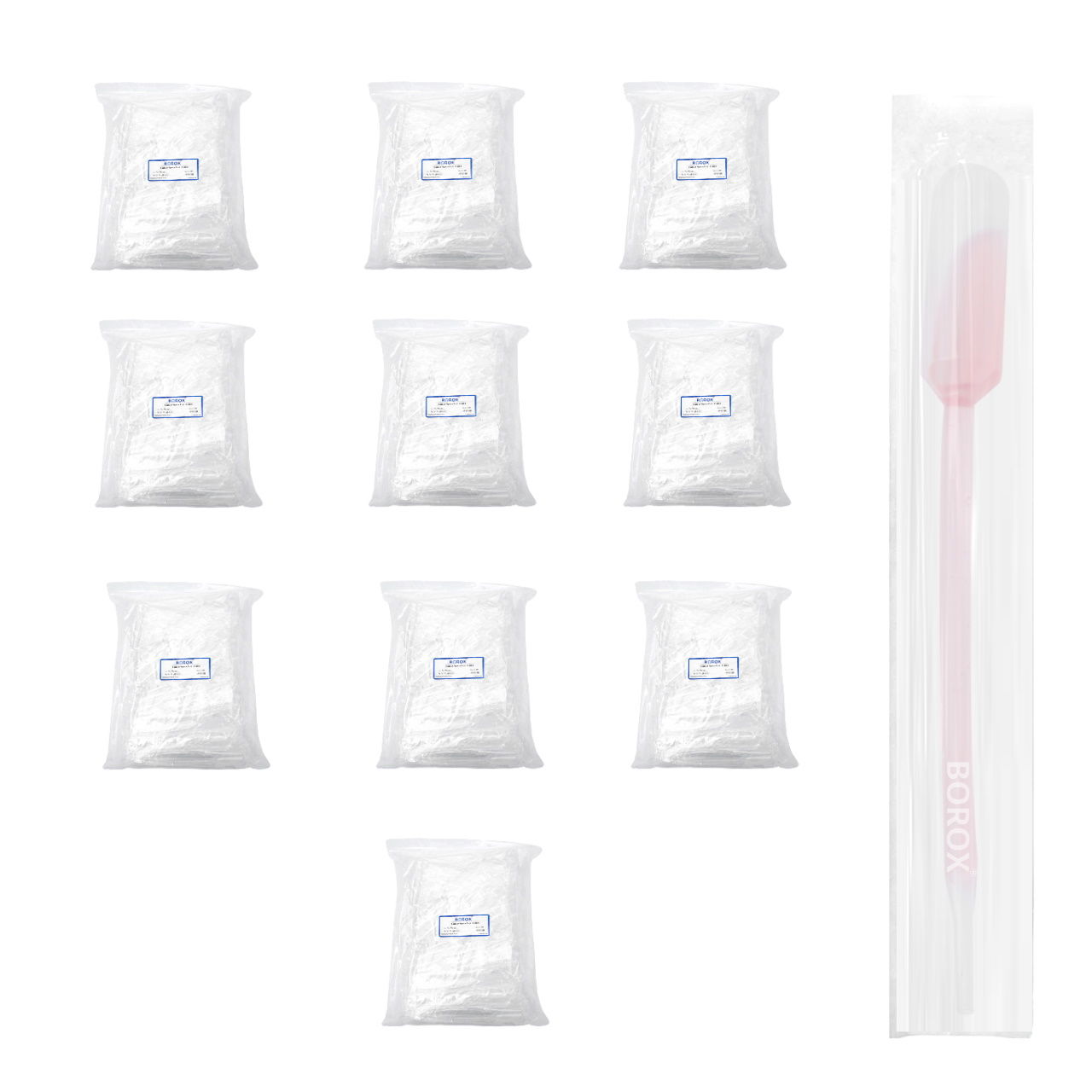 Borox Steril Pastör Pipeti - Plastik Damlalık 0.5-1 ml 1000 Adet Toptan
