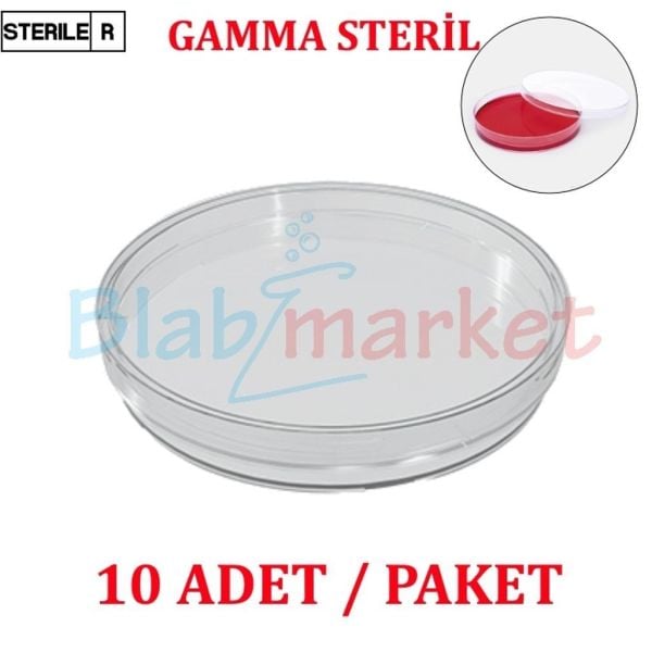 Petri Kabı 60x15 mm Gamma Steril - Petri Kutusu 10 Adet