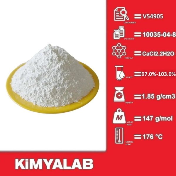 Kimyalab Kalsiyum Klorür Toz - Calcium Chloride Powder 25 Kg-Koli Toptan