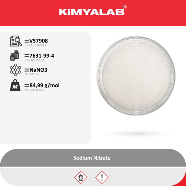 Kimyalab Sodyum Nitrat - Sodium Nitrate 25 Kg-Koli Toptan