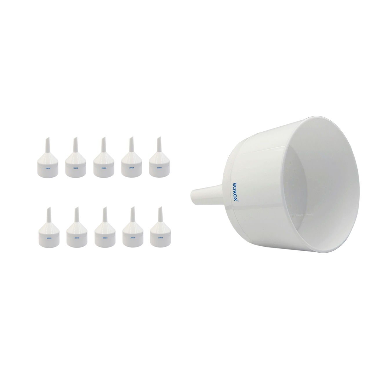 Borox Plastik Buhner Hunisi 70mm - Bühner Filtrasyon Huni - 10 Adet Toptan