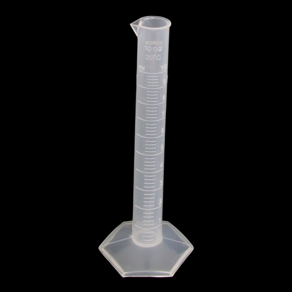 Borox Plastik Mezür 10 ml - Uzun form Kabartma Skala 50 Adet Toptan