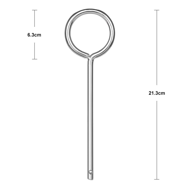 Borox Huni Halkası - Huni Askısı 6 cm Nivosuz - Demir Halka