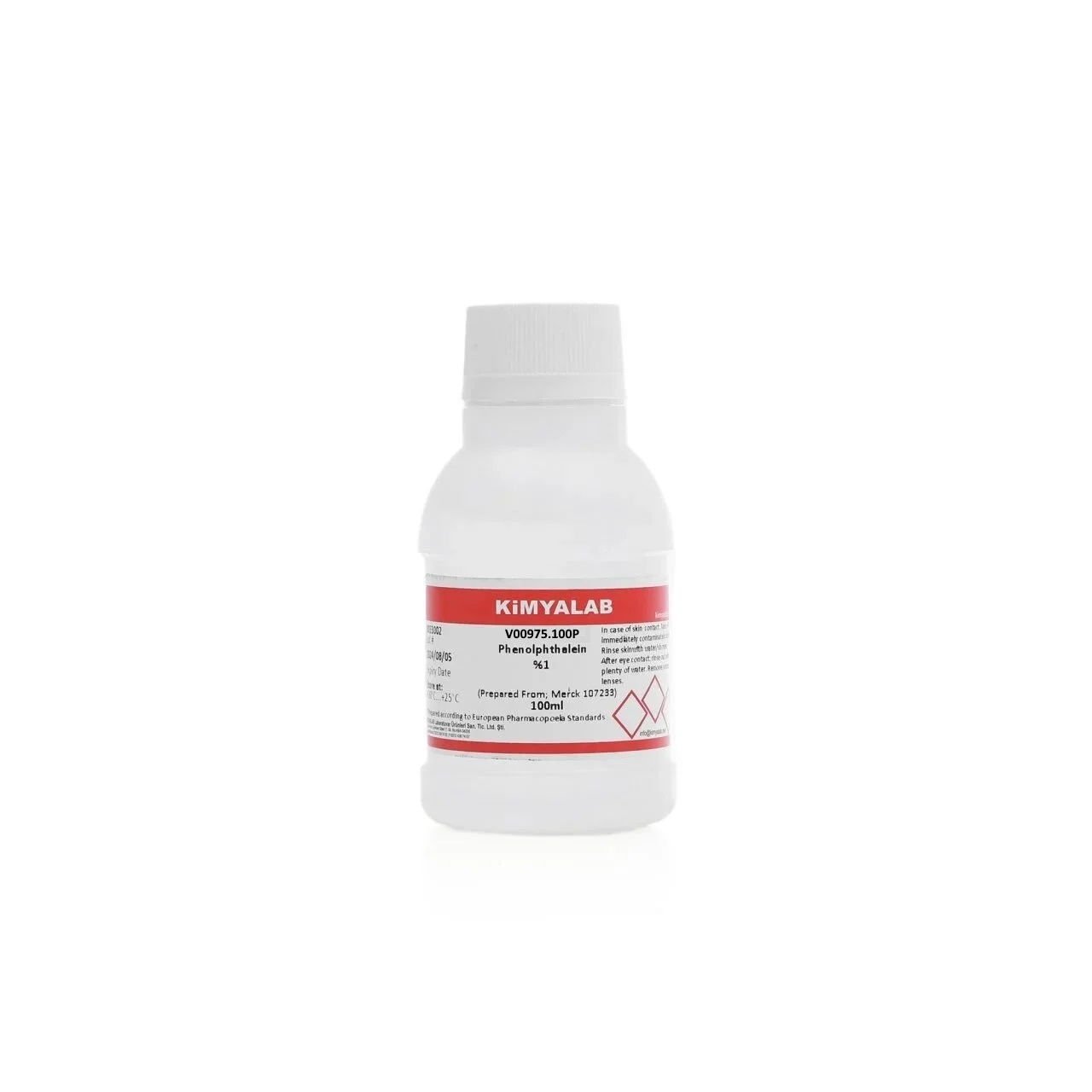 Fenolftalein İndikatör Çözeltisi 100 ml - Phenolphtalein %1