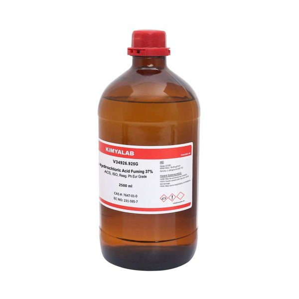 Kimyalab Hidroklorik Asit 2,5L- Hydrochloric Acid Fuming 37% - HCL