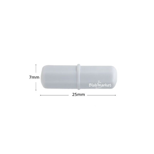 Manyetik Balık 7x25 mm - Teflon Karıştırıcı Balık Halkalı - 5 Adet Paket