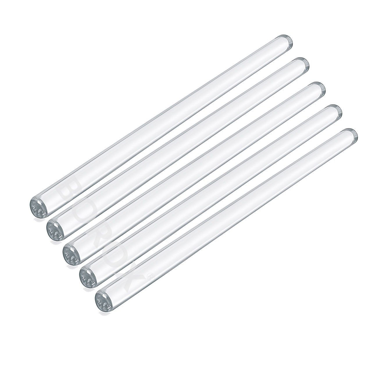 Borox Cam Baget 10x300mm - İçi Dolu Çubuk Glass Stirring Bar