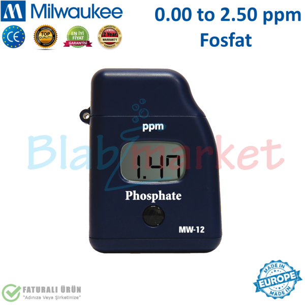 Milwaukee MW12 Fosfat Ölçer Fotometre - Phosphate Tester