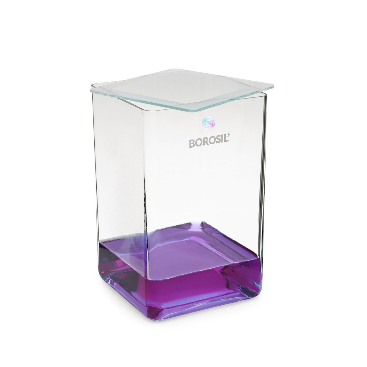 Borosil Cam TLC Uygulama Tankı Cam Kapaklı - Jar - 200x125x125mm