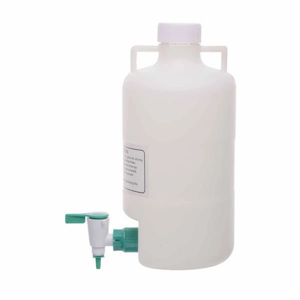 Borox Plastik Aspiratör Şişe 10000 ml - Musluklu Kapaklı Şişe 10L