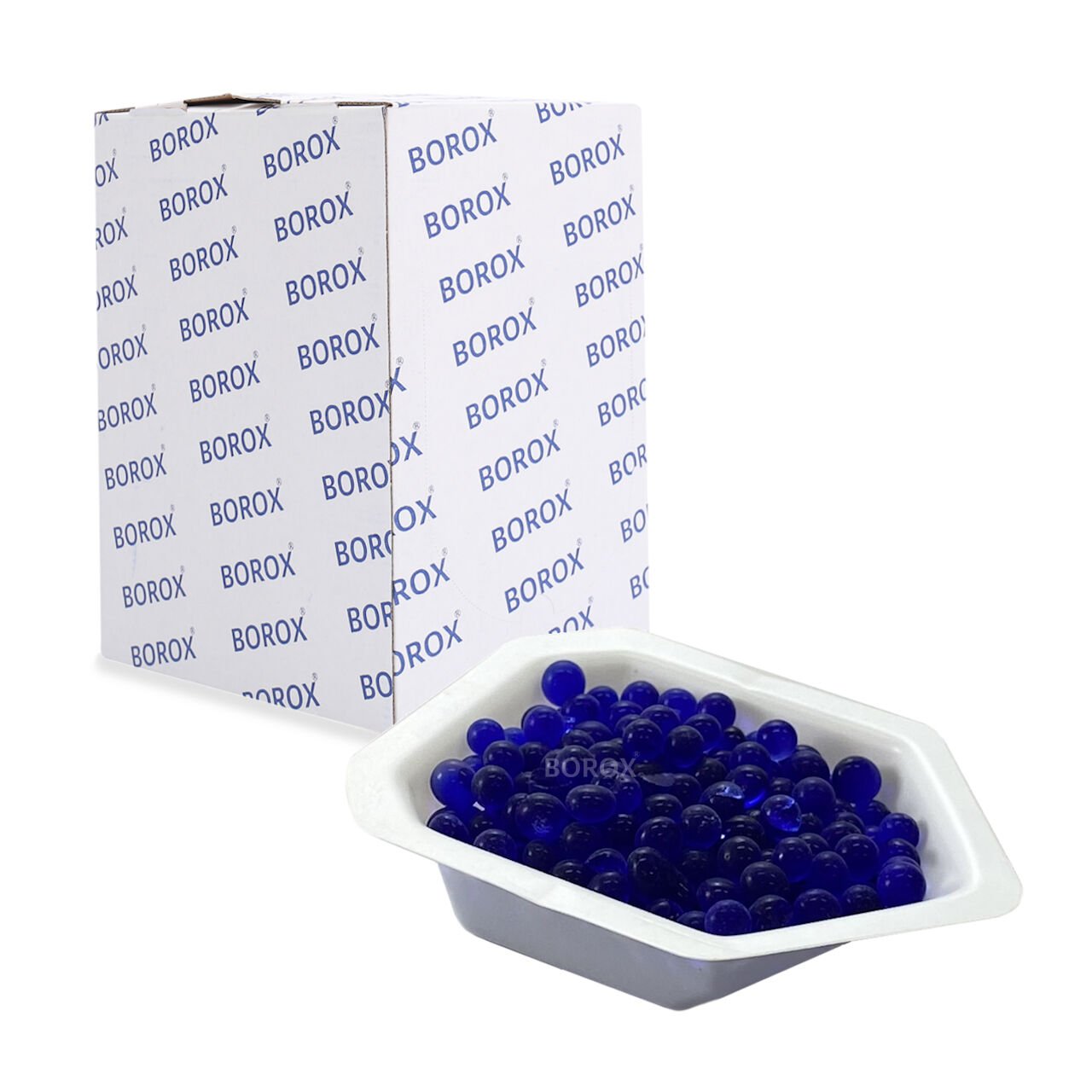 Borox PS Tartım Kabı - Plastik Kayık Form 25ml - 250adet/paket - Beyaz Renk